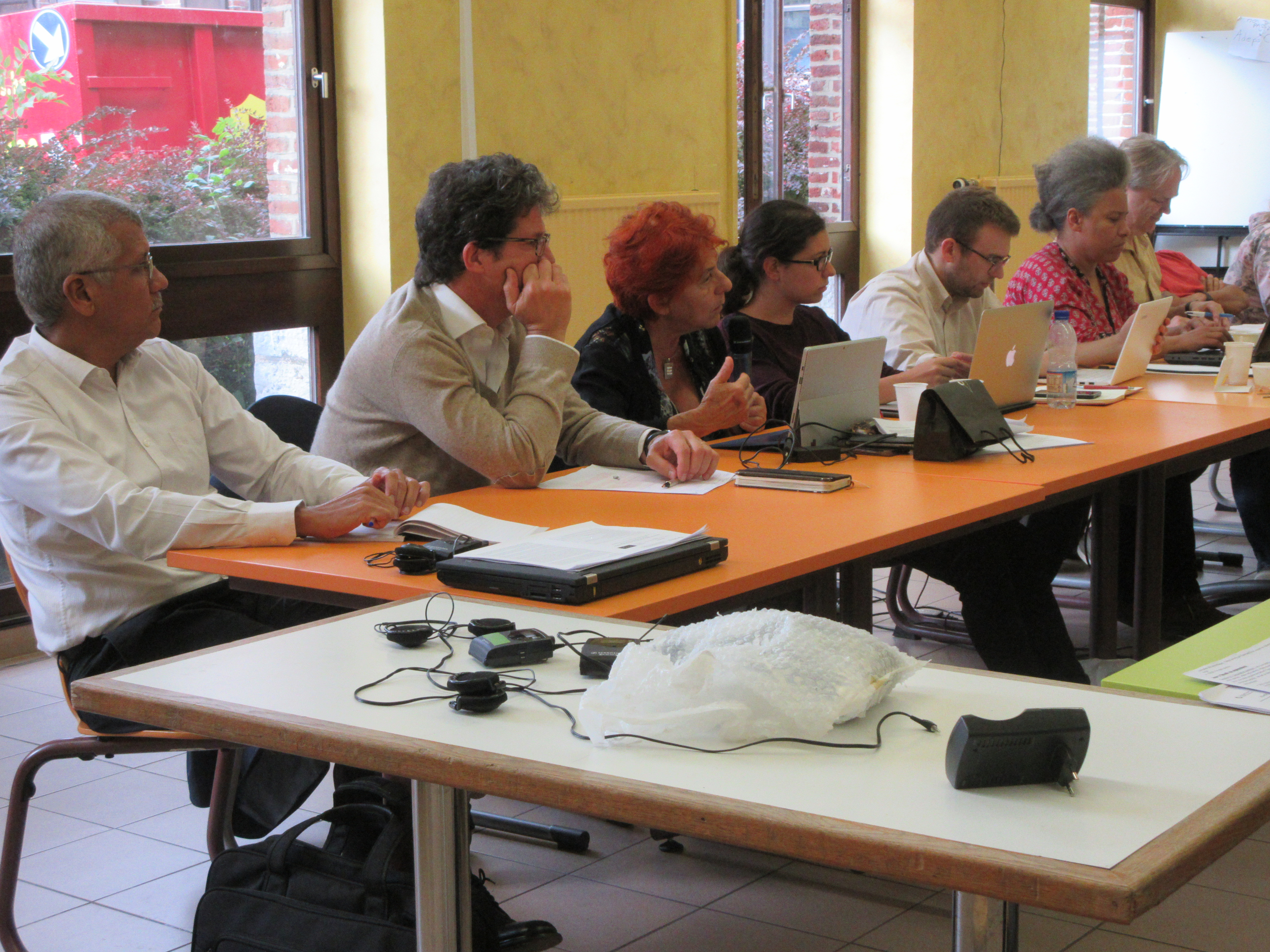 Photo de la reunion à Charleroi
